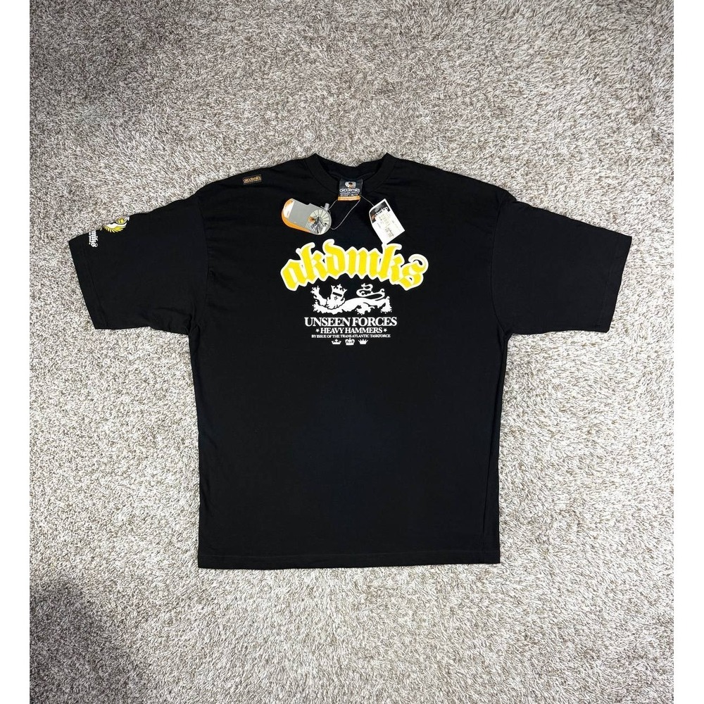 Akademiks Vintage Y2K akdmks Unseen Forces Tee XXL Black Hip Hop Skate